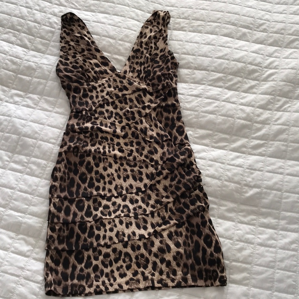 Animal print dress